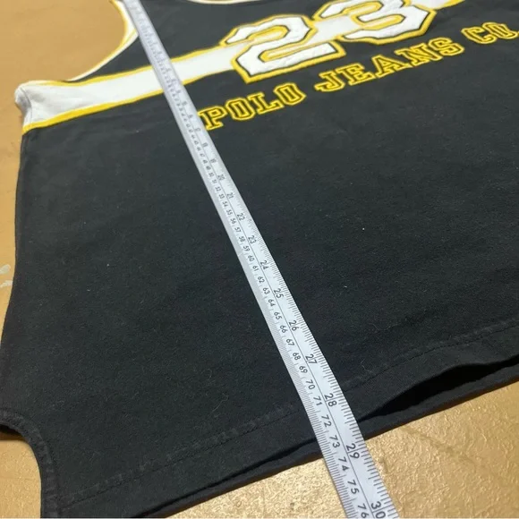 Vintage Men’s Polo Jeans Co. Black Tank Top - Picture 5 of 5